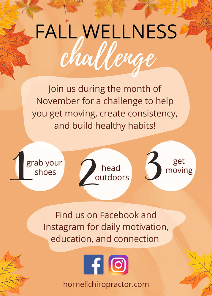 Chiropractic Hornell NY Fall Wellness Challenge